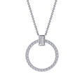 0.39 CTW Open Circle Necklace