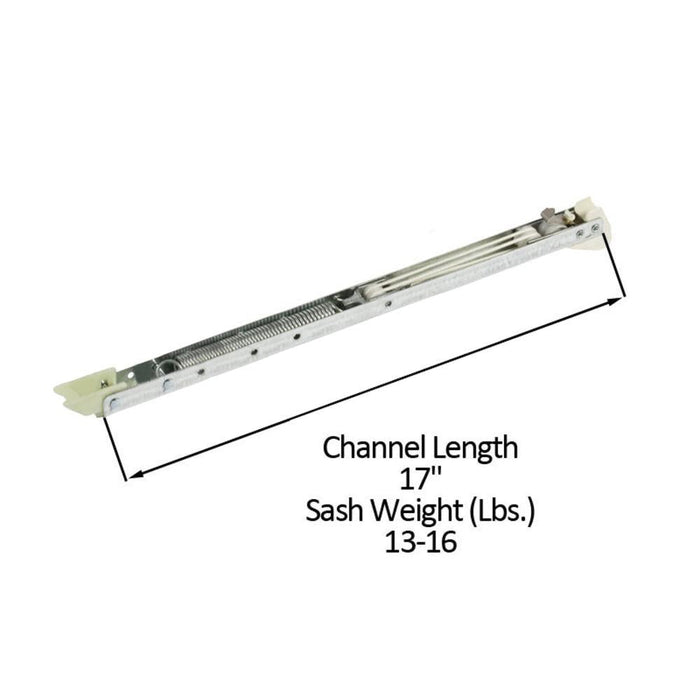 Single Hung or Double Hung Sliding Window 17" Sash Balance 13 - 16 Lbs - Reflect Window & Door