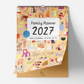 2027 FAMILY WALL CALENDAR (INCL. POSTER & STICKERS)