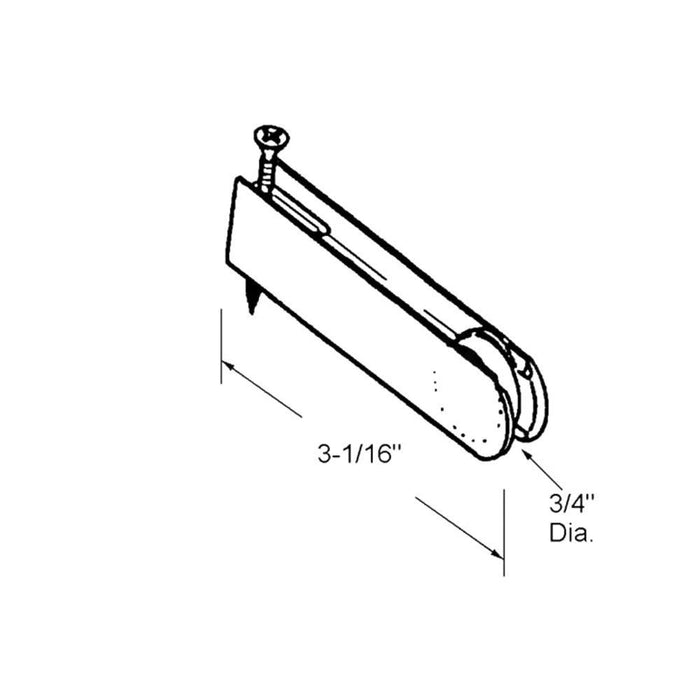 Patio Screen Door 5/8" Nylon Roller for Weathershield Doors - Reflect Window & Door