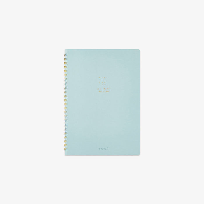 A5 RING NOTEBOOK W. DOT GRID // BLUE