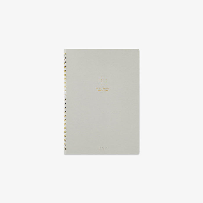 A5 RING NOTEBOOK W. DOT GRID // GREY