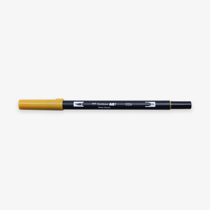 ABT DUAL BRUSH PEN // YELLOW GOLD