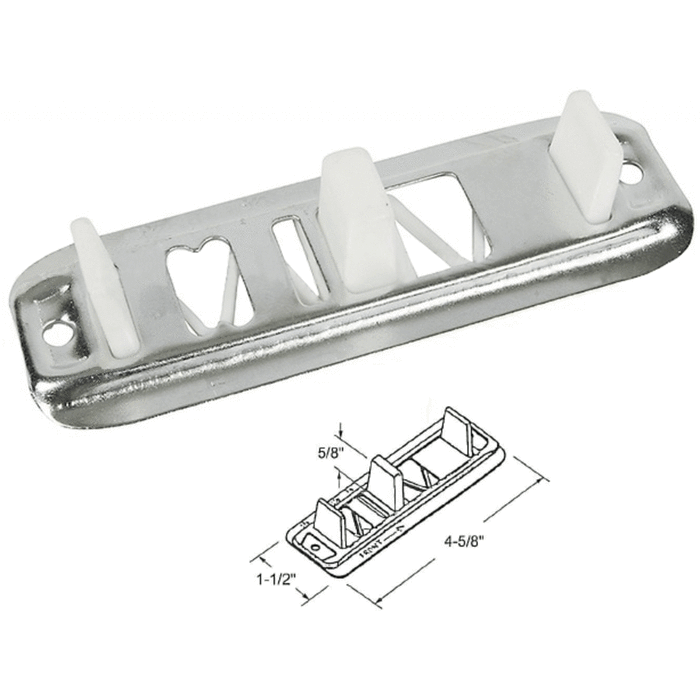 Acme Closet/Wardrobe Door Nylon Bottom Guide - Reflect Window & Door
