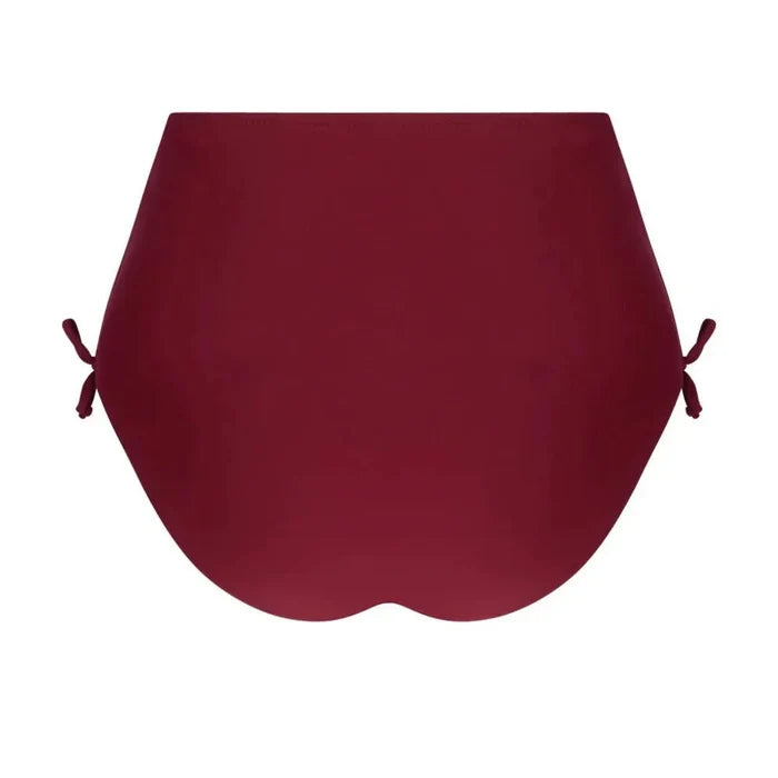 Antigel Swimwear La Chiquissima Prune High Waist Bikini Brief Back