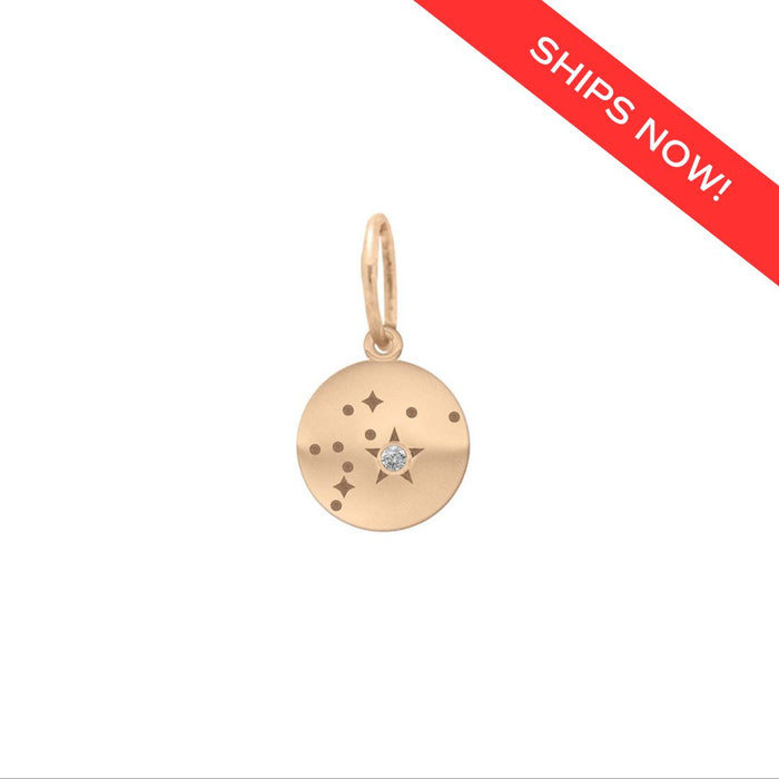 Aquarius Mini Constellation Charm (Ready to Ship) By Valley Rose