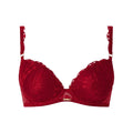 Aubade Crazy in Love Red Delight Padded Plunge Bra