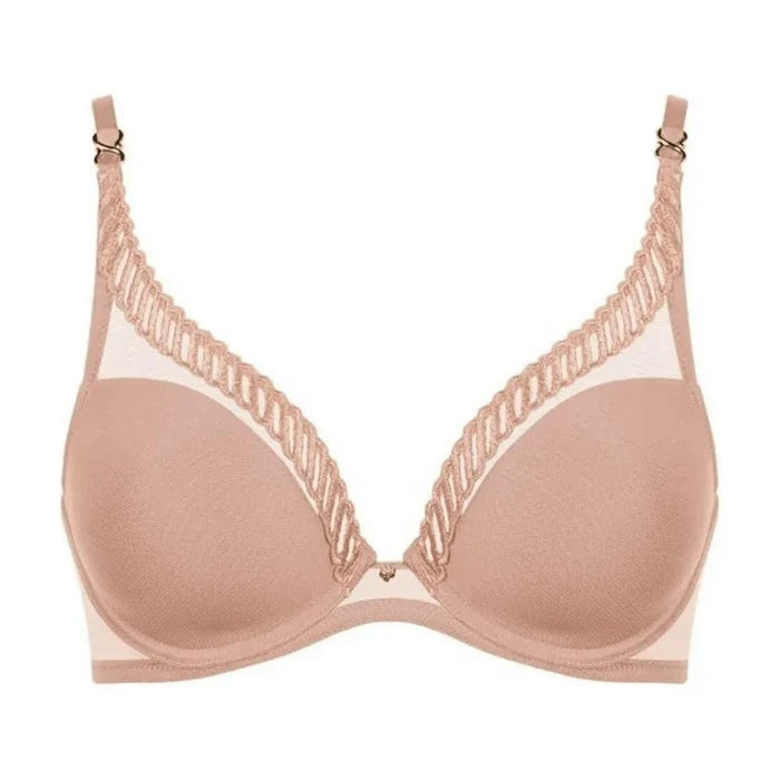Aubade Sheer Emotion Beige Triangle Bra