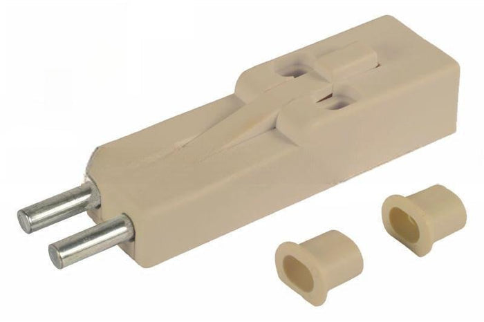 Security Step - On Beige Sliding Glass Patio Door Lock - Reflect Window & Door