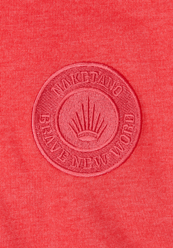 Big Adonis (Oversize) - Cherry Red Melange