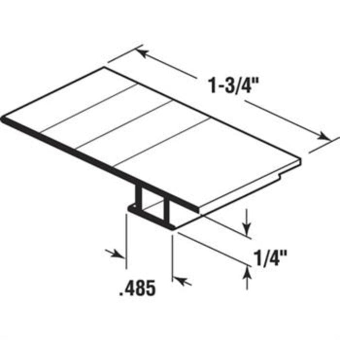 Sliding Patio Screen Door Bug Seal 84" Vinyl With Adjustable Width Flap - Reflect Window & Door