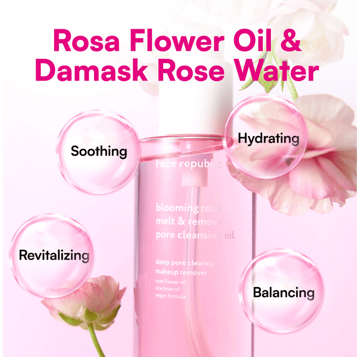 Blooming Rose Pore Cleansing Oil - NaturelleShop.com - Face Republic