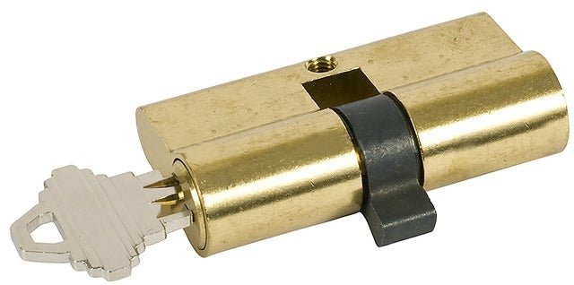Brass Locking Cylinder for Residential Swinging Screen & Storm Doors - Reflect Window & Door