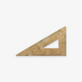 BRASS SET SQUARE