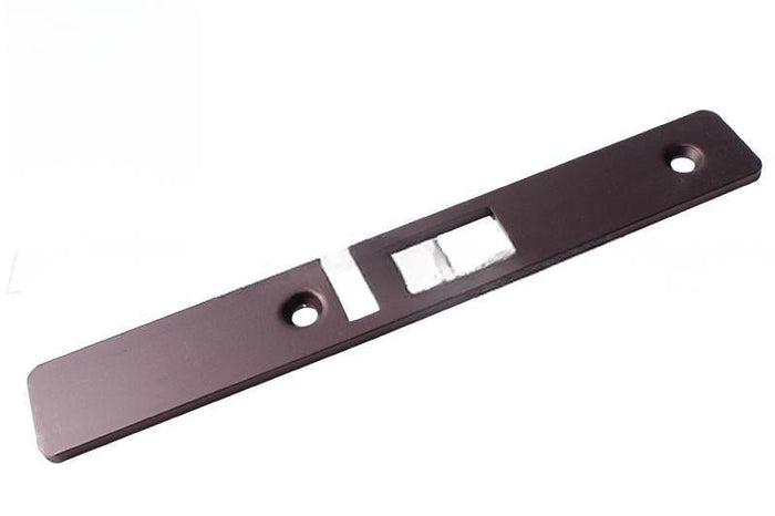 Bronze Flush Face Plate for Commercial Door Latch Lock - Reflect Window & Door