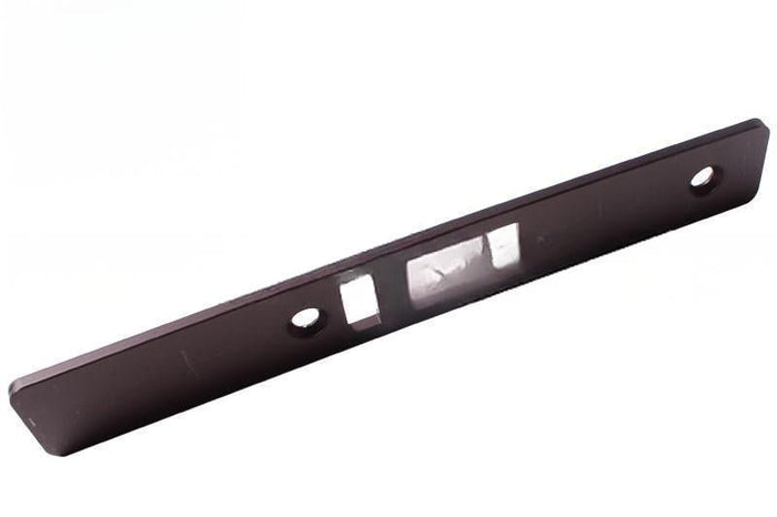 Bronze Flush Face Plate for Commercial Door Latch Lock - Reflect Window & Door