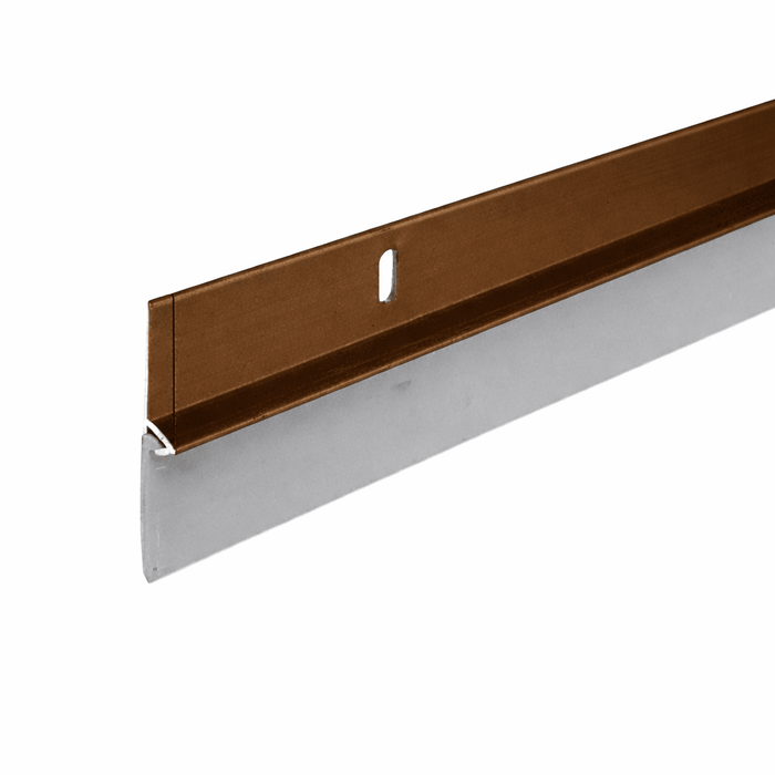 Brown Aluminum Door Sweep – Commercial Door Bottom Weather Seal - Reflect Window & Door