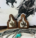 Bucking Horse Branded Keychain