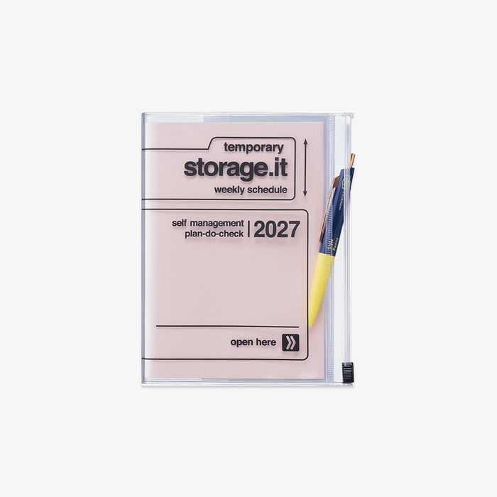 CALENDAR SEP 2026 - DEC 2027 A6 // STORAGE.IT GREEN