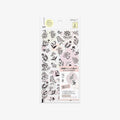 CALENDAR STICKERS TWO SHEETS // MONOTONE FLOWERS