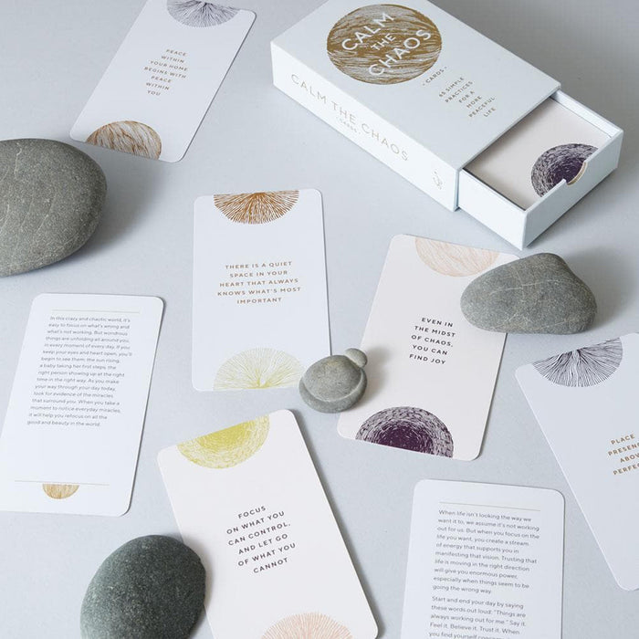 Set of cards with inspirational messages