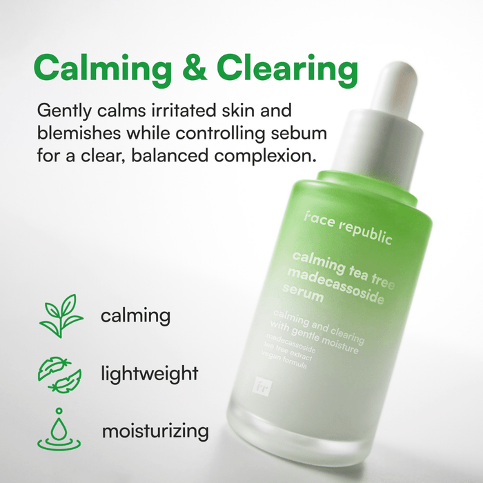 Calming Tea Tree Madecassoside Serum - NaturelleShop.com - Face Republic