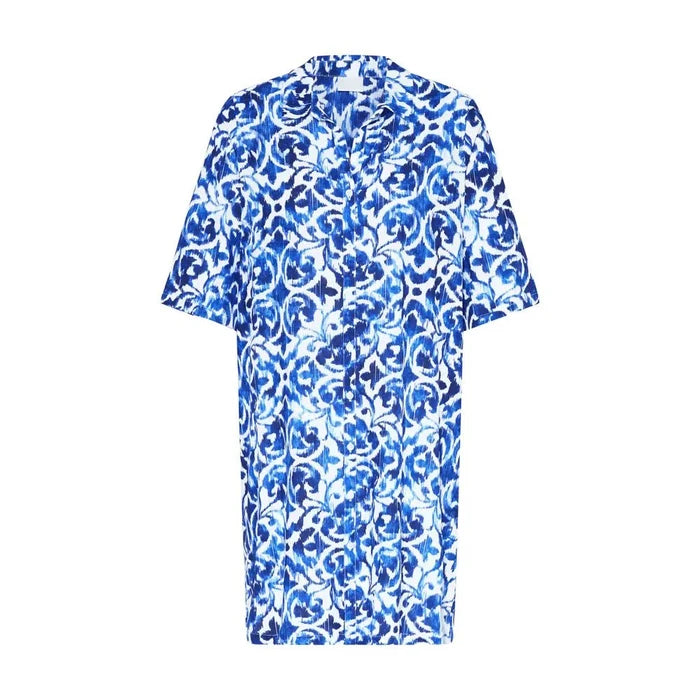 Charmline Aegean Spirit Azure White Blouse