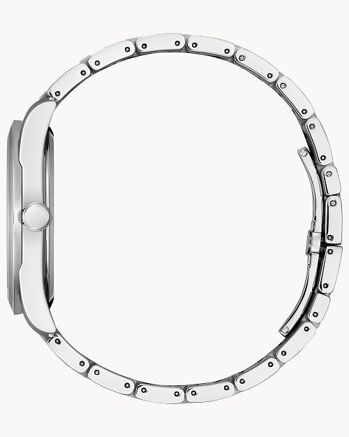 Citizen Arezzo Black Dial Stainless Steel Bracelet Watch AW1690-51E