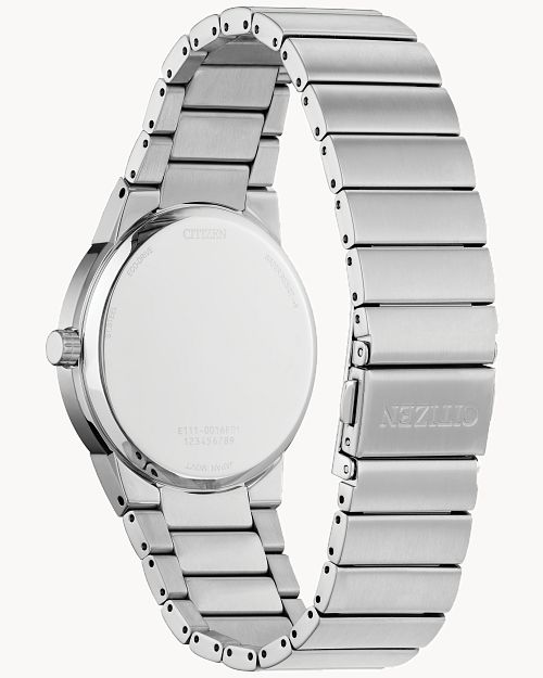 Citizen Axiom Blue Dial Stainless Steel Bracelet Watch BM7580-51L