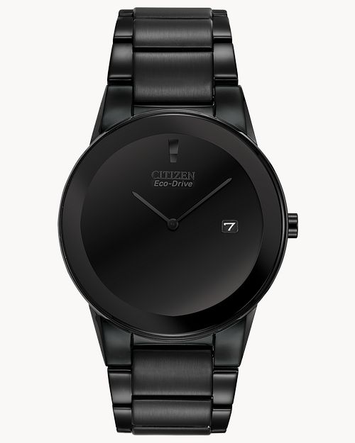 Citizen Axiom Men's Eco-Drive Black Stainless Steel Watch AU1065-58E