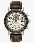 Citizen Brycen Leather Strap Watch CA0649-06X