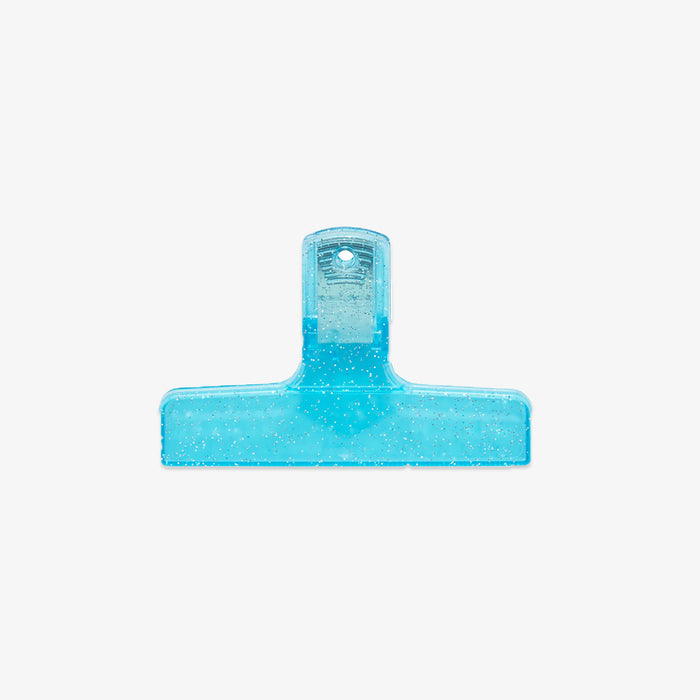 Blue glitter penco clip