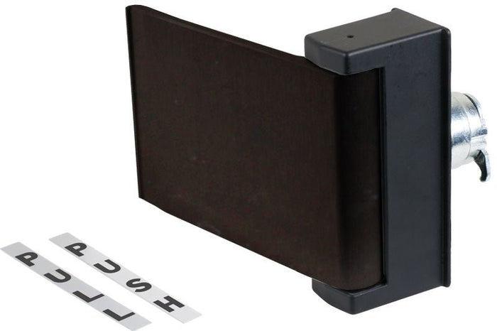 Commercial Aluminum Left Hand Paddle Handle with Cam Lock System - Reflect Window & Door