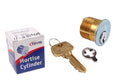 Commercial Aluminum Storefront Door Mortise Cylinder with Key - Reflect Window & Door