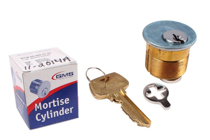 Commercial Aluminum Storefront Door Mortise Cylinder with Key - Reflect Window & Door