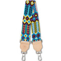 CONSUELA Blueberry, Wide Woven Shoulder Strap
