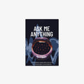 Card with an open mouth graphic and 'Ask Me Anything' text on a dark background