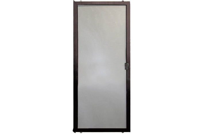 Do - It - Yourself Brown Sliding Screen Door Kit - 28 - 1/8" to 37 - 3/4" x 80" - Reflect Window & Door