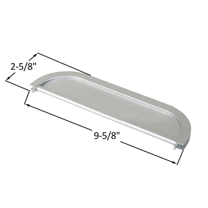 Durable Aluminum Mail Slot - Standard Size 2 - 5/8" x 9 - 5/8" - Reflect Window & Door