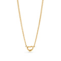 Gold stainless steel heart pendant necklace, minimalist romantic jewelry, hypoallergenic non-tarnish durable everyday necklace, delicate elegant heart jewelry for women.