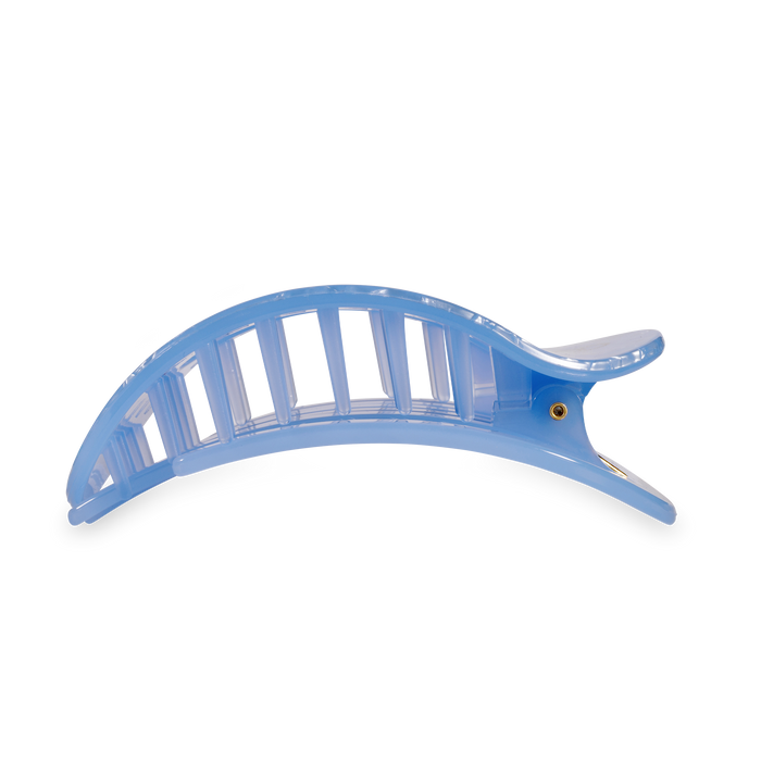Flat Round Hair Clip | Large | Blue Lagoon
