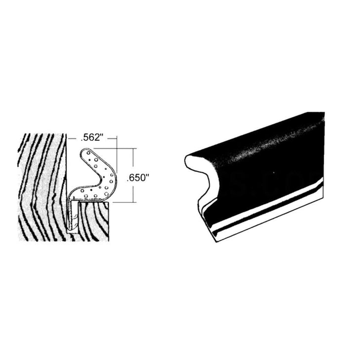 White Double Set Foam - Tite Weatherseal – Kerf Mounted Entry Door Seal - Reflect Window & Door