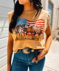 Freedom Horse Muscle Tank