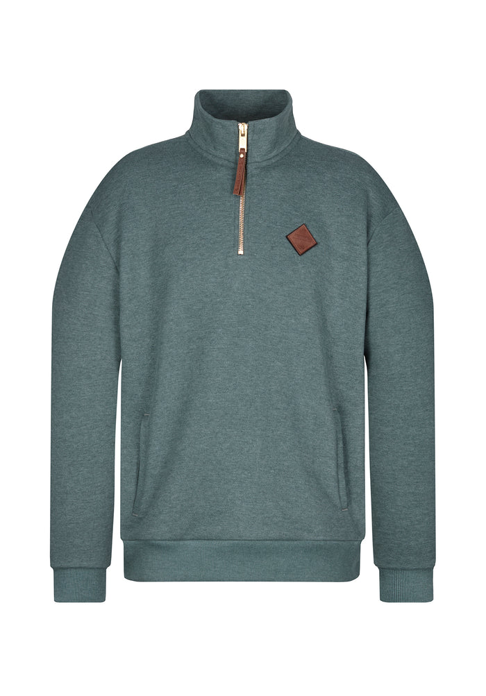 Gib ihm (Oversize) - Jungle Green Melange