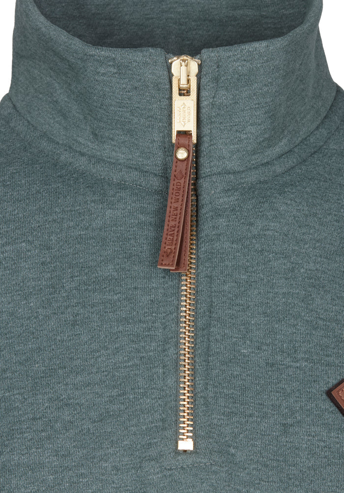 Gib ihm (Oversize) - Jungle Green Melange