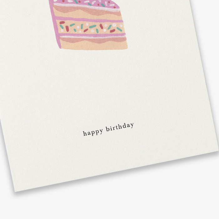 GREETING CARD // CAKE SLICE