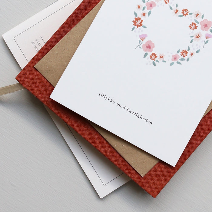 GREETING CARD // KÆRLIGHEDSKRANS (DANISH)