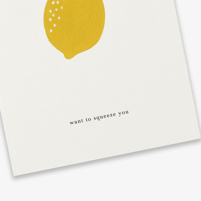 GREETING CARD // LEMON