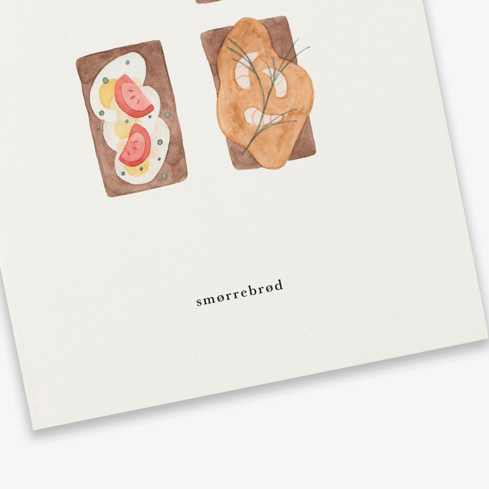 GREETING CARD // SMØRREBRØD (DANISH)