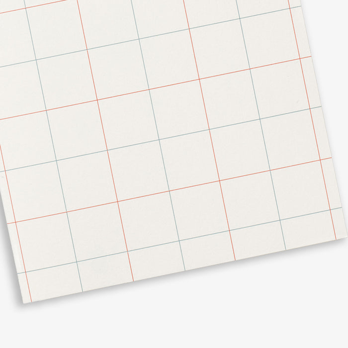 Close up on gridded getting card.